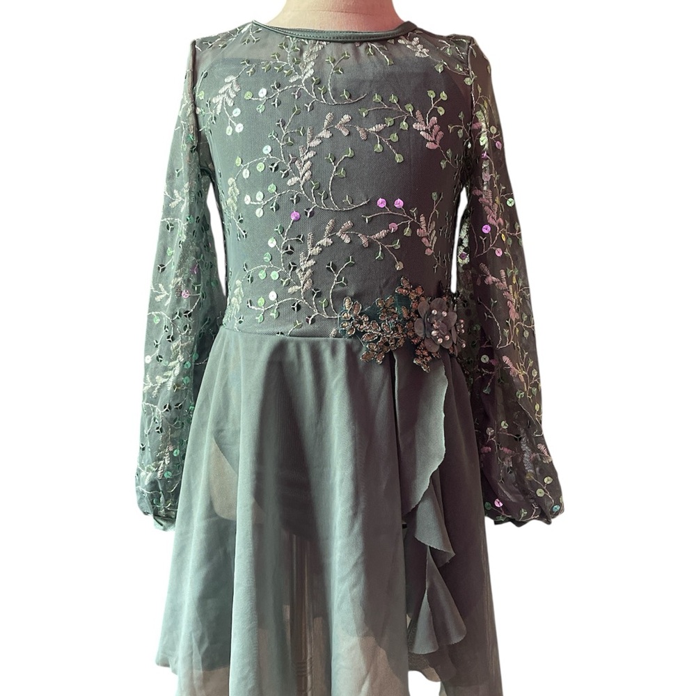 Weissman Saint Honesty 13413 Sage Green Lyrical Dance Costume IC 7